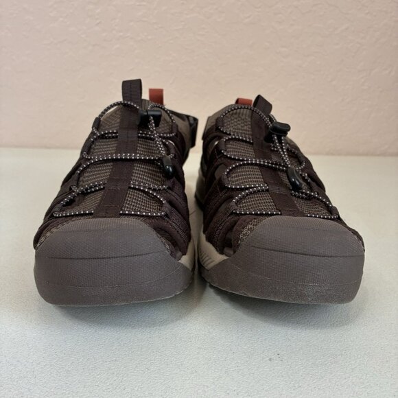 Eddie Bauer Cedar Gray Black Water Hiking Sandal Mens 10 M Bungee Adjustable - Picture 4 of 11